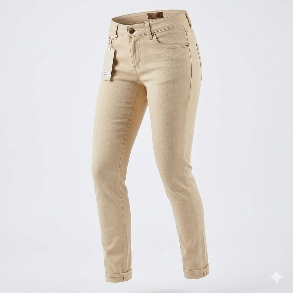 Sky Jeans Peach Women's Denim Pants. New With Tags. Size 9/10 - Picture 1 of 10